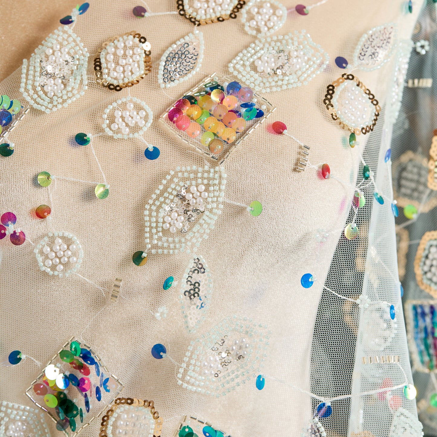 FT25-125-Cute and fun embroidered fabric