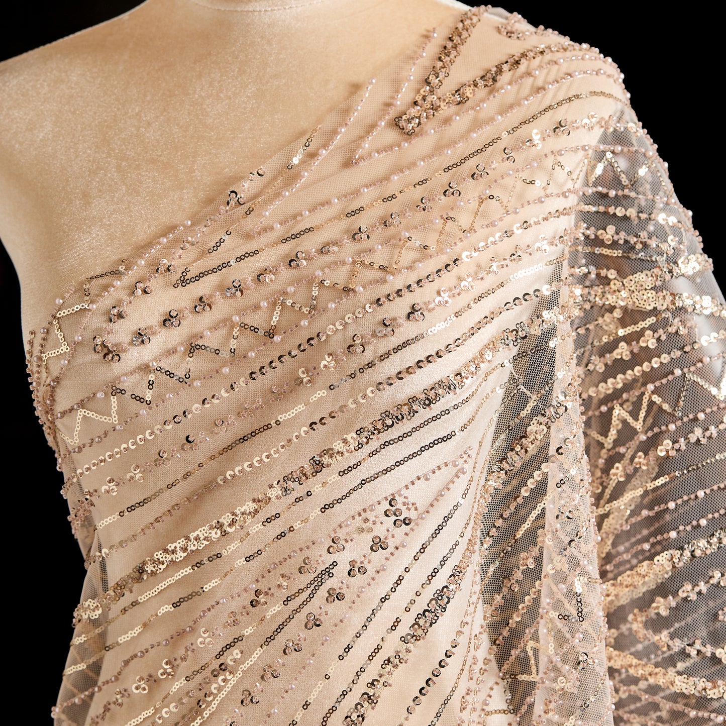 FT25-137-Four colors embroidery fabric