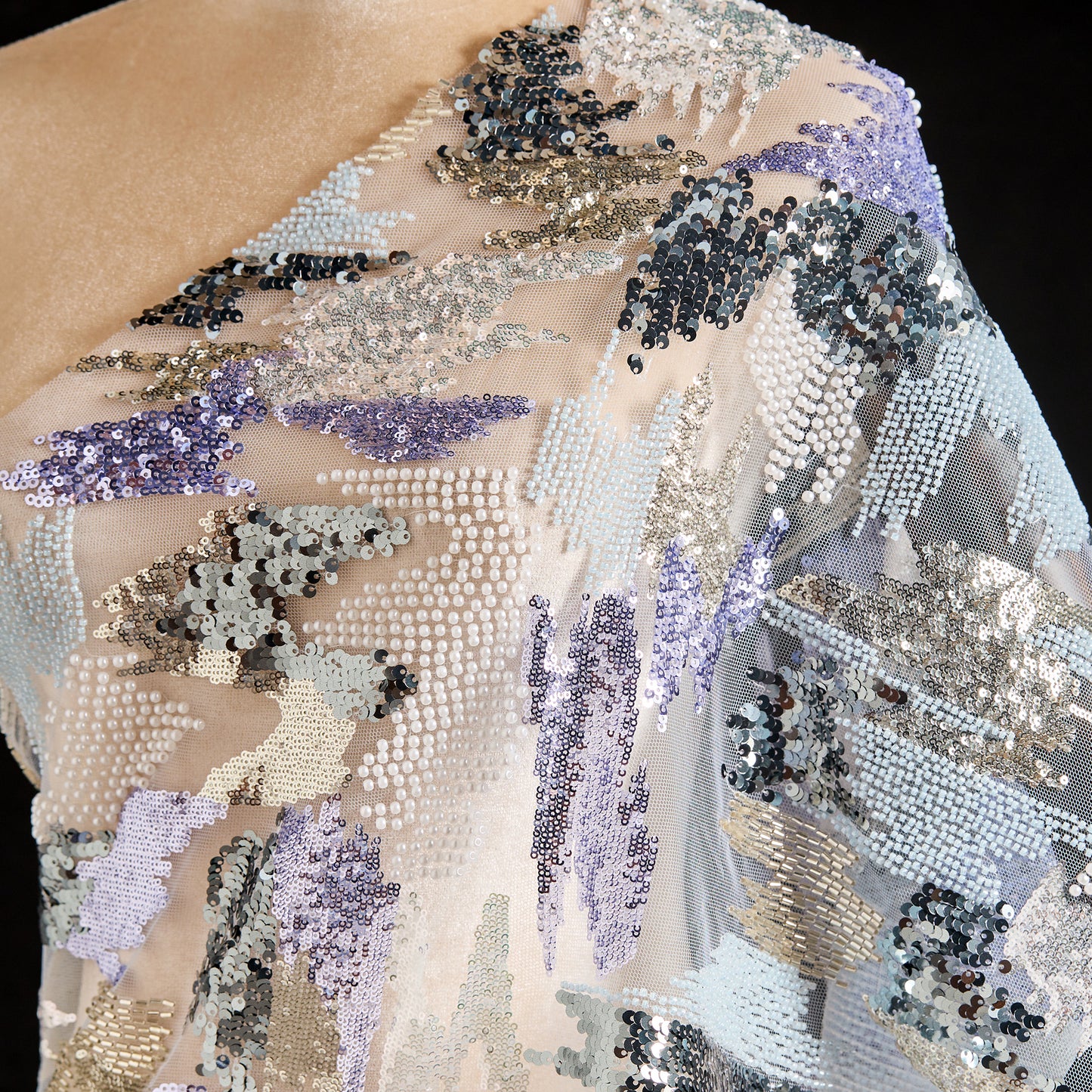 FT25-119-Colorful high-grade aesthetic embroidery fabric