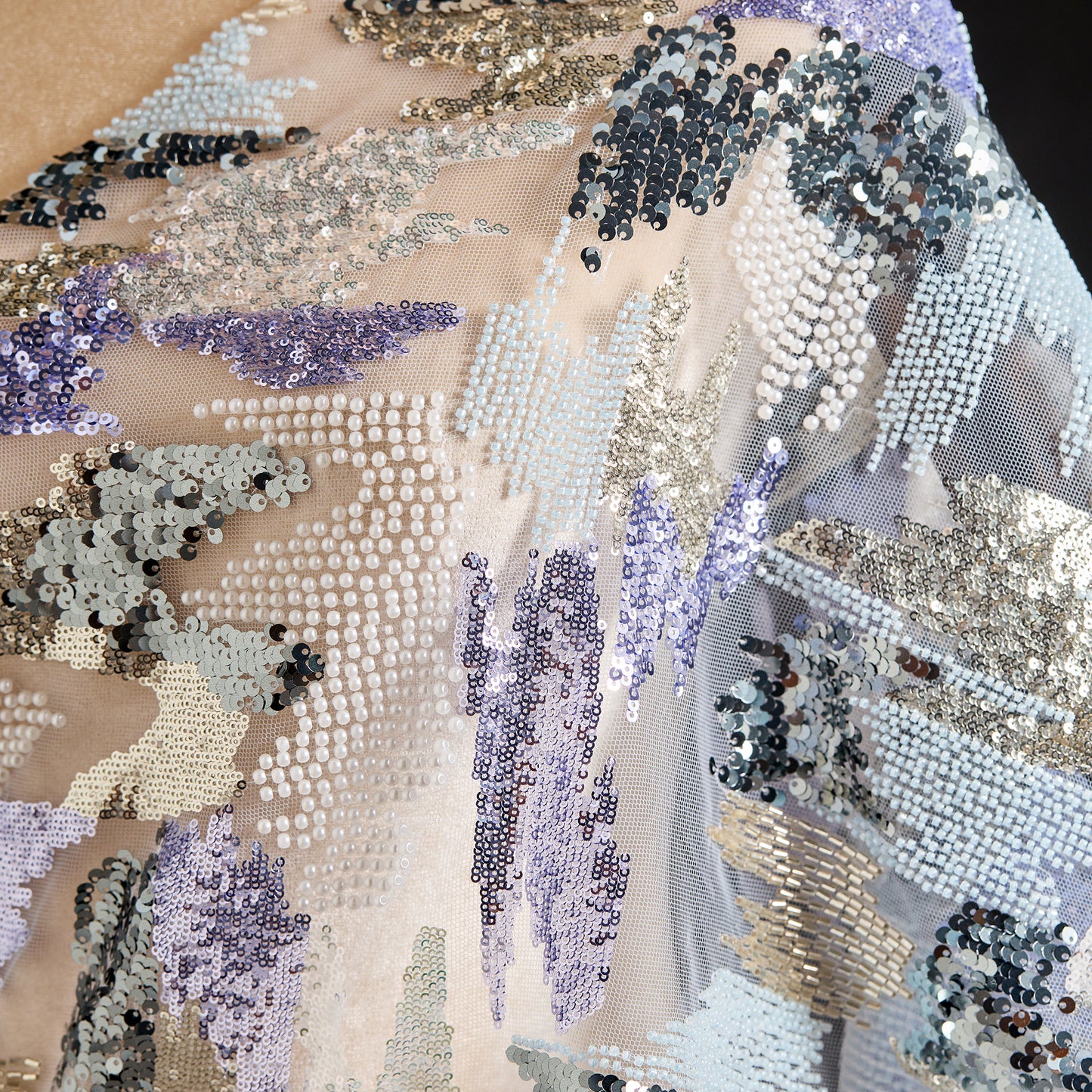 FT25-119-Colorful high-grade aesthetic embroidery fabric