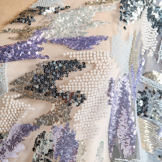 FT25-119-Colorful high-grade aesthetic embroidery fabric