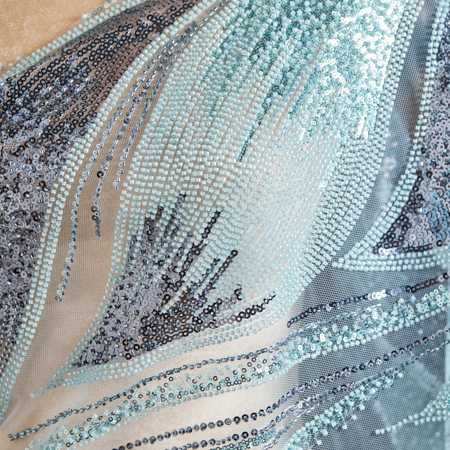 FT25-052B-blue embroidered fabric