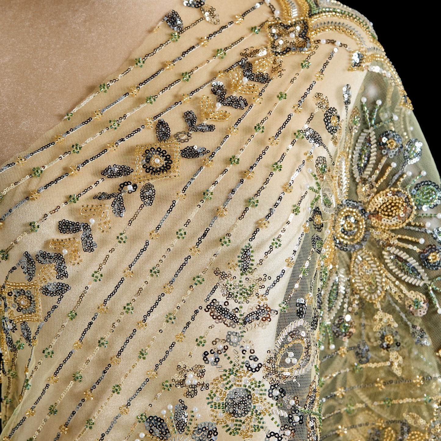 FT25-082-Floral embroidery fabric