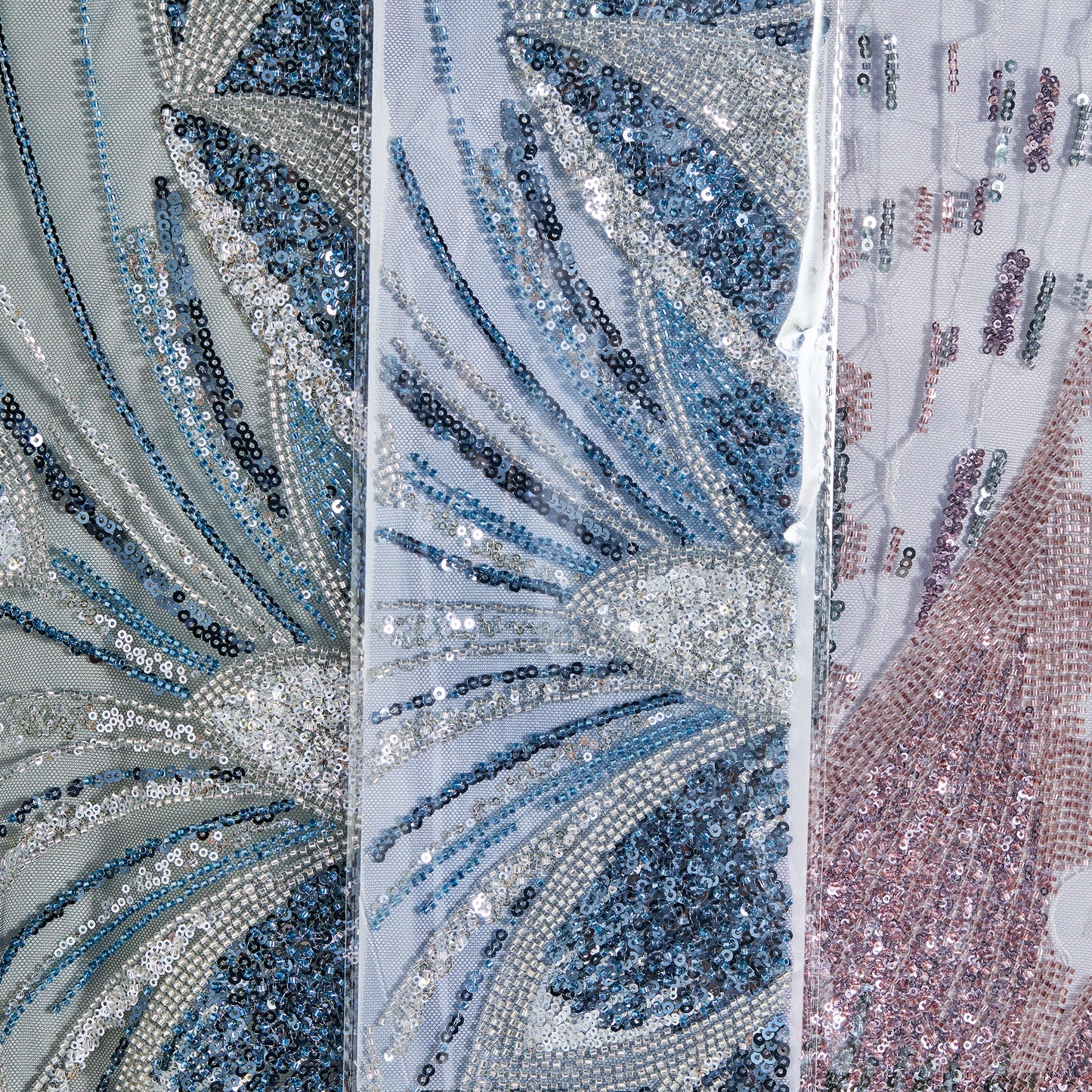 FT25-031B-blue embroidered fabric