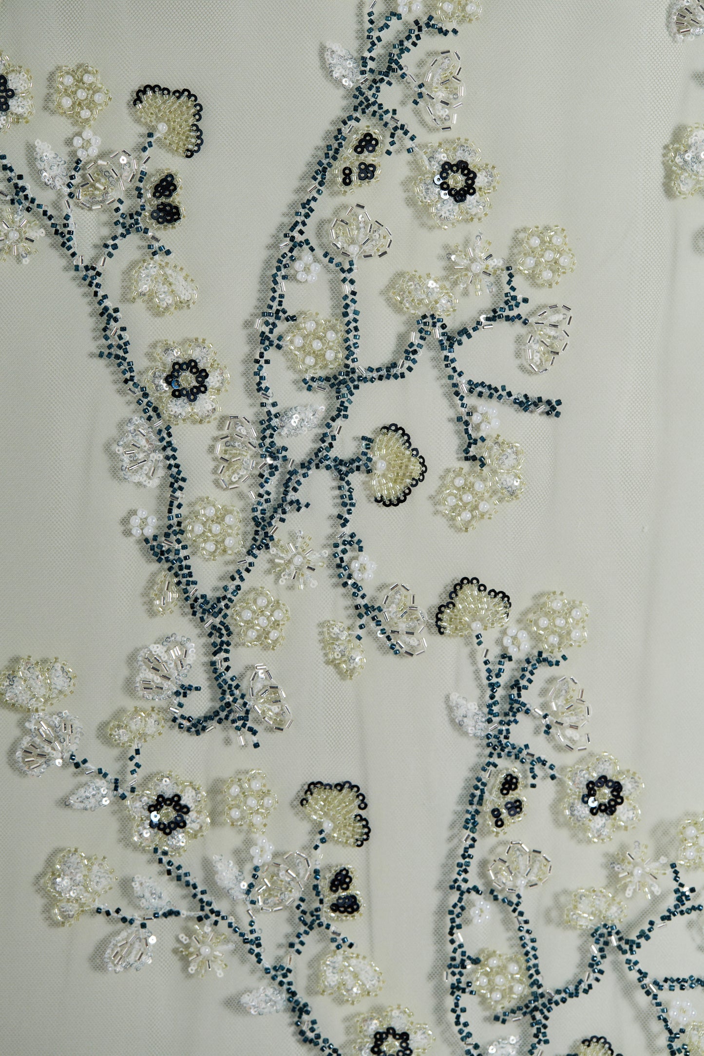 FT25-290T-green embroidered fabric