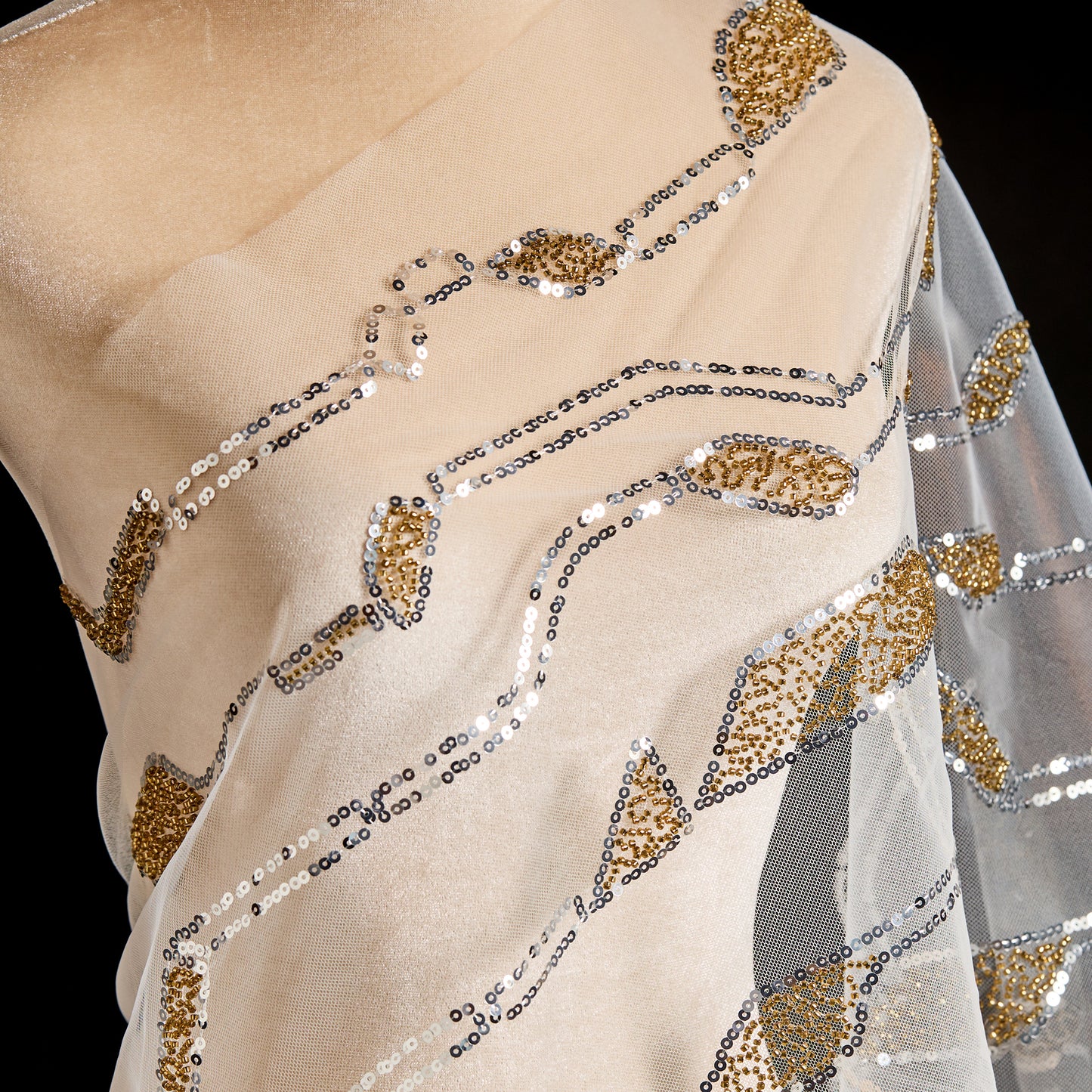 FT25-149-Fun pattern embroidered fabric