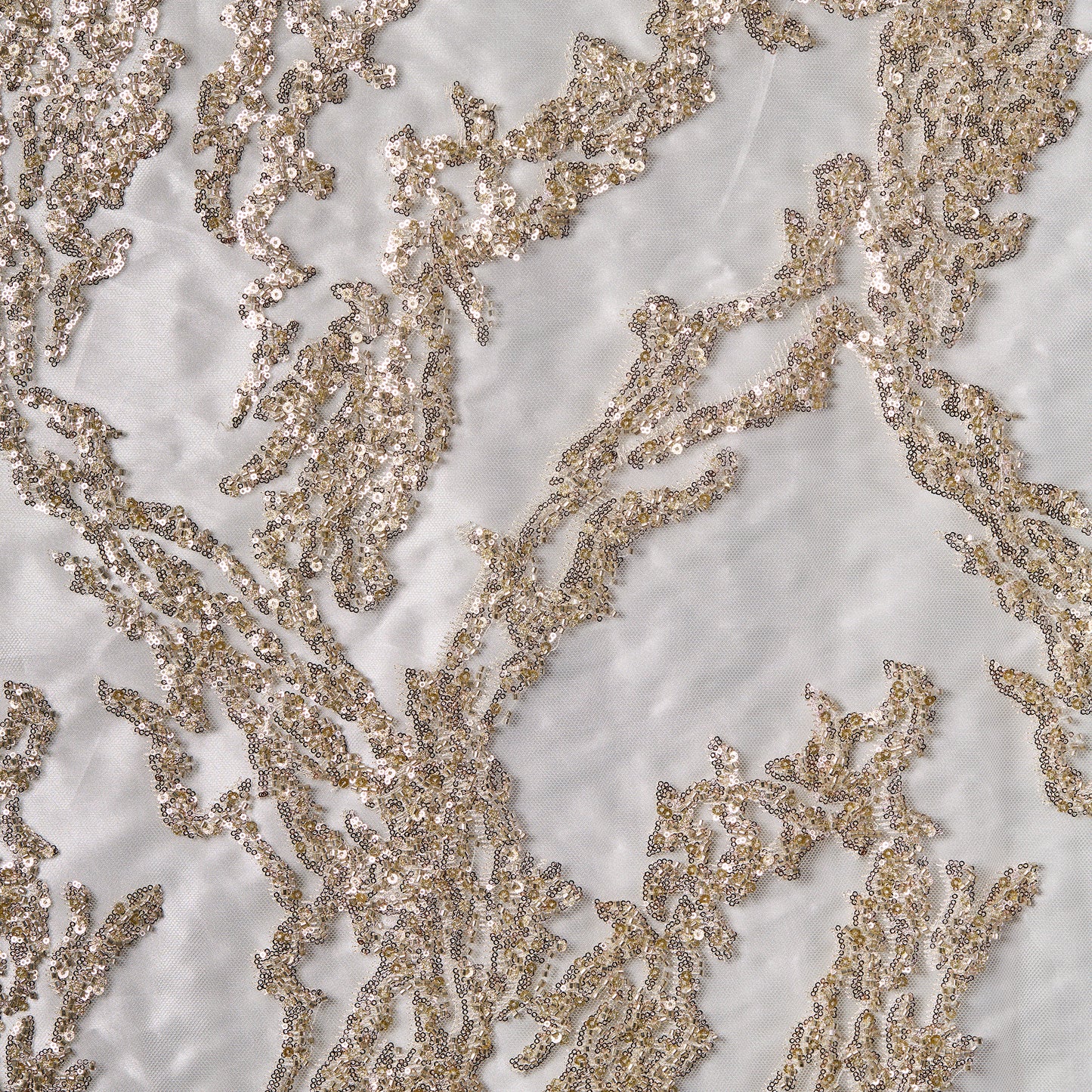 FT25-303-Gold luxury embroidered textile